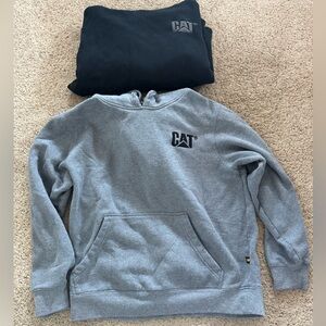CAT Gray and Black Sweatshirts